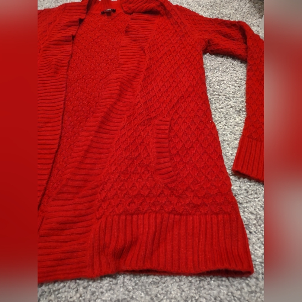 Talbots Red Cardigan - Small - Picture 7 of 16